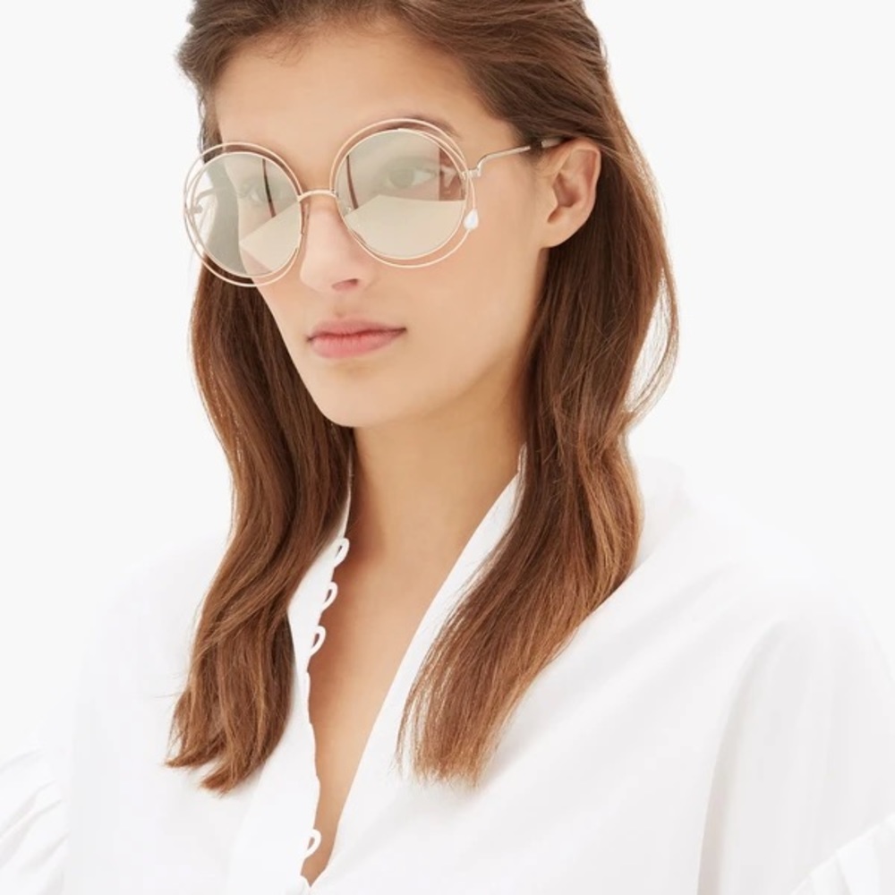 CHLOÉ Carlina Round Sunglasses - Picture 5 of 16